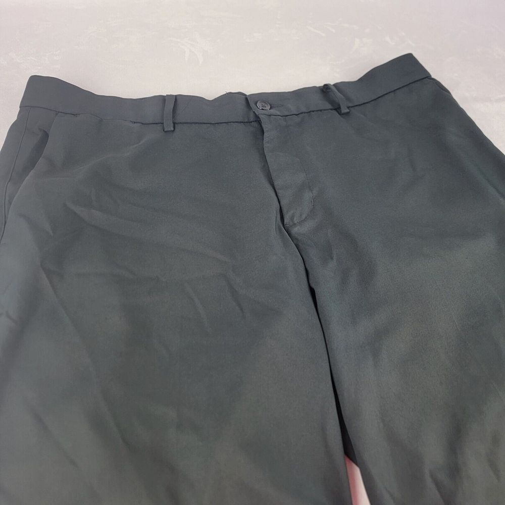 Nike Golf‎ Mens Shorts 36 Black Solid Dri-Fit 10" Inseam Polyester Performance